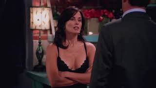 Courteney Cox  in black negligee #6.  VIDEO LOOP!