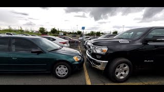 Honda Civic vs  Ram 1500 - Size Comparison