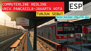 COMMUTERLINE UNIVERSITAS PANCASILA - JAKARTA KOTA [TUNJUK SEBUT] | TRAINZ SIMULATOR INDONESIA