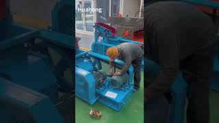 Double roller crusher ,double teeth roller crusher #stonecrusher #crusher #rockcrusher #machine