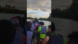 Watching sunset on a #dragonboat #charlesriver #shorts