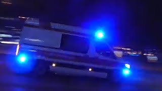 Estonian ambulance responding in Tartu / Tartu kiirabi vilkuritega