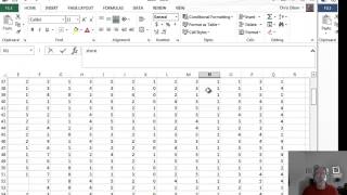 Preparing raw survey data for ANOVA in Excel