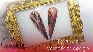 Textured Valentines design