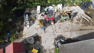 unloading silage