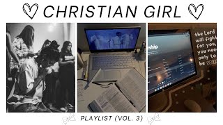 CHRISTIAN GIRL PLAYLIST 🖤🎀 | Vol. 3 | Female Gospel Artist - for working out, motivation, etc.