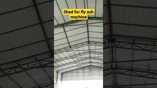 How to make shed for fly ash bricks machine #sheds