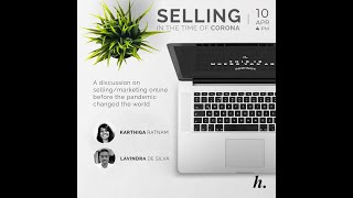 Hatch Online Selling in the Time of Corona with Karthiga Ratnam and Lavindra de Silva