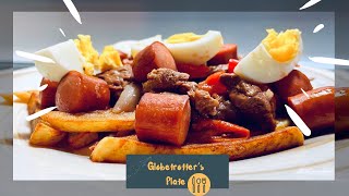 PIQUE MACHO - BEEF, SAUSAGE AND FRIES IN ONE PLATE! - RECIPE FROM BOLIVIA 🇧🇴