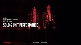 [4K] 190616 KEEP SPINNING IN SEOUL GOT7 JINYOUNG SOLO & UNIT STAGE