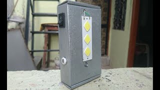 How to make Rechargeable Emergency light at home