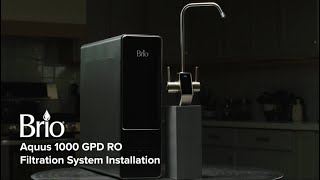 Brio AQUUS Tankless RO Undersink Filtration System 1000 GPD I TROE1000COL