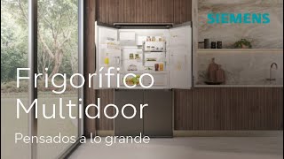 Frigorífico Multidoor Siemens con dispensador de agua y hielo