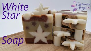 White Star Soap With Cocoa powder, Aloe Vera juice and Green Clay