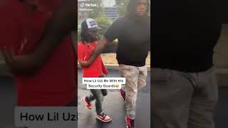 How Lil Uzi be with his Security Guards 🤣🤣