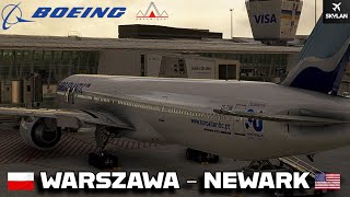 🔴LONG HAUL | WARSZAWA (EPWA) -  NEWARK (KEWR) | MFS2020 | PMDG777