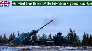 British Army's new Howitzer debuts during live firing exercises in Finland