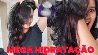 A MELHOR HIDRATAÇÃO PARA TODOS OS TIPOS DE CABELO- BRILHO MÁXIMO COM 3 INGREDIENTES