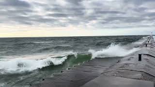 Waves November 2024 Lake Michigan