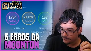 5 ERROS QUE A MOONTON NÃO CORRIGE DE JEITO NENHUM!! (parte 1)