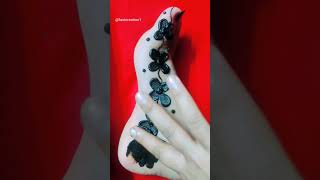 Amazing reverse leg mehndi।।beautiful foot mehndi design।।easy leg mehndi design#shorts #short