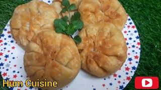 Chicken Lacha Kachori Recipe | Unique Chicken Kachori | Crispy Lache Dar Kachori | کچوری