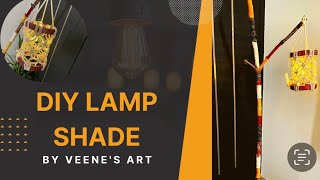 Diy Lamp Shade idea|| diy lamp for Diwali// diy lamp at home|| Diwali decorations