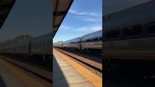 Amtrak Northeast Regional arriving at Fredericksburg