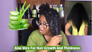 DIY ALOE VERA MASK/PRE-POO FOR CRAZY HAIR GROWTH