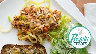 Zucchini Pasta - Protein Treats by Nutracelle