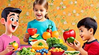 Healthy Eating for Kids - Learn About Carbohydrates, Fats, Proteins, Vitamins and Mineral Salts