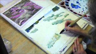 Watercolor Demo of a Garden Scene Part 2 | Watercolour Painting