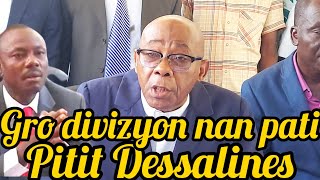 Gro divizyon nan pati pitit Dessalines Se fini pou Moïse Jean Charles