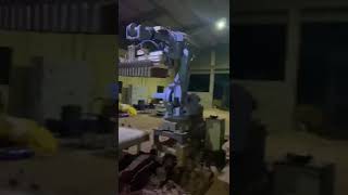 Mahajan Automation Fanuc S430iW refurbished robot for brick handling