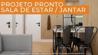 Tour sala de estar e jantar│Valência120 BS