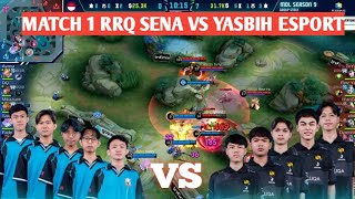 [ FULL MATCH ] RRQ SENA VS YASBIH ESPORT MATCH 1 - MDL ID S9 | REGULER SEASON #weownthis