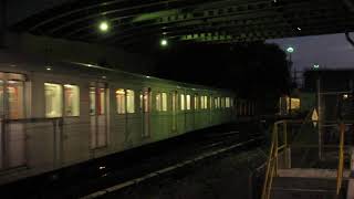 TTC Bombardier T1 Entering Kipling Station at Night