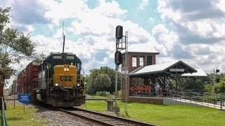 1080p HD: CSXT O709 and O800 at Plant City FL. 7/10/14