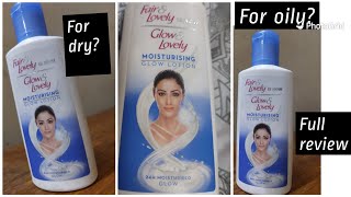 Fair&lovely  moisturising glow lotion ||full review ||blue