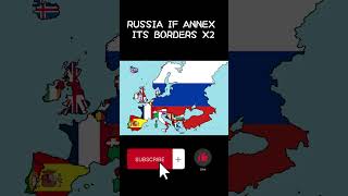 Russia borders X2 #europe #russia #border #mapping #shorts