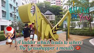 Woodlands Ant & Grasshopper 💛🐜💛 ~ Singapore Grasshopper-Themed Playground @ FREE Entry!