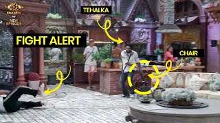 Tehelka Ne  America Ke Dalle Ko Maarne Ke Liye Fir Uthai Chair | Big Boss 17 | Big Boss 17 Fight