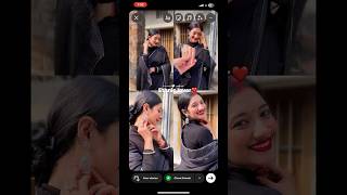 IG story ideas in saree🖤/simple instagram story ideas/RADHA RAJVANSHI ❤️ #viral #ytshorts #shorts