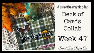 Week 47 Collage Collab | Deck of Cards Collab Weekly Project | Collage Challenge #sweetbeecardcollab