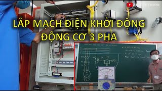 Hướng Dẫn Lắp Tủ Điện Khởi Động Động Cơ 3 Pha