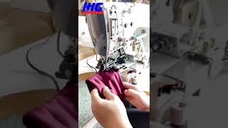 Chain Stitch Bottom Hemming Machine Sewing Elatic Fabric Pants Trouser  #Shorts