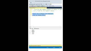 Find Employee with third highest salary | SQL Interview Questions