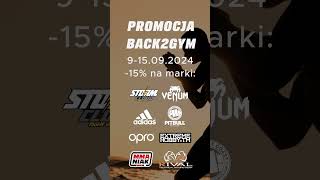 🔥Promocja Back2Gym w MMAniak 🔥 #shorts