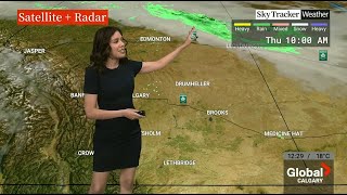 Gaby Rios - Global Calgary - Weather - Noon News Hour - Thursday, June 13, 2024. #calgary #weather