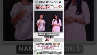 NTA UGC NET JRF English | June 2024 | Chandni | Online & Offline Classes | Apple B Academy